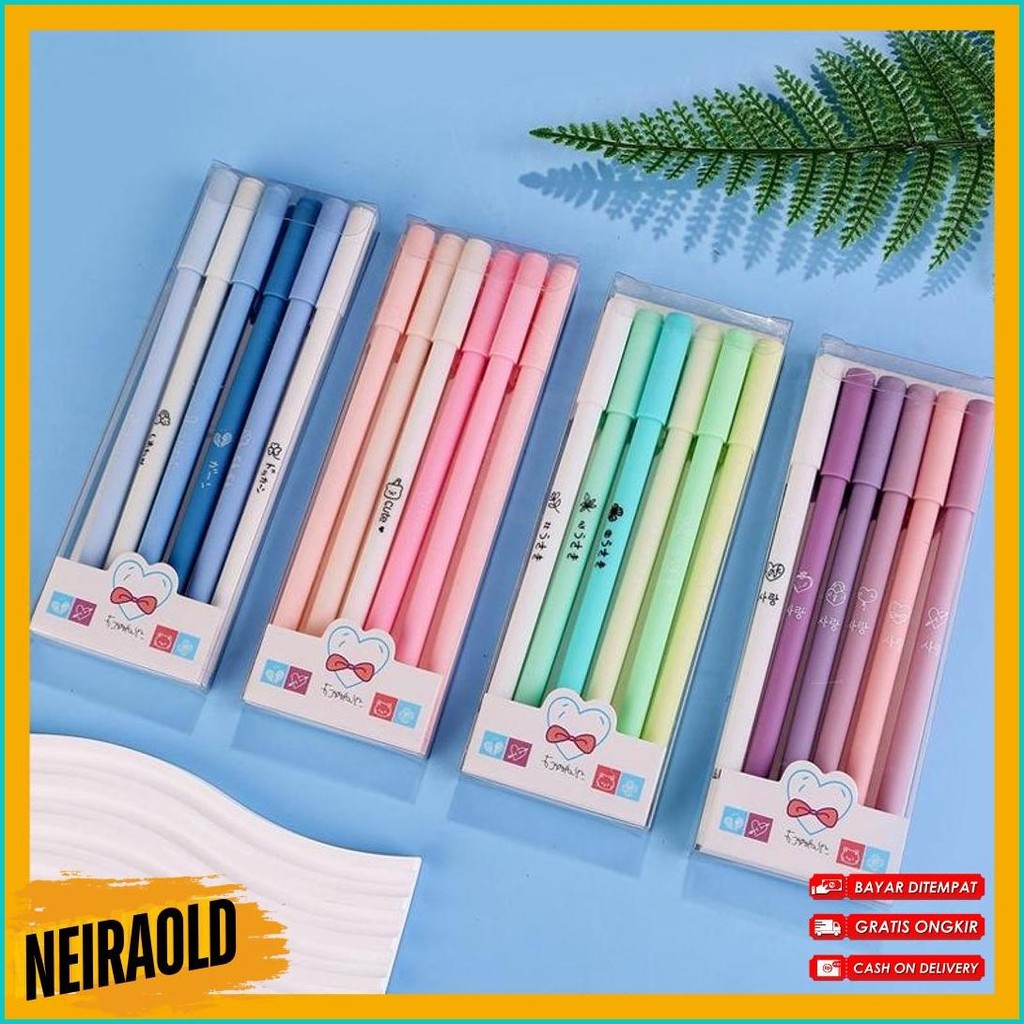 

Zbh 1 Set 6Pcs Pena Gel 0.5Mm Warna Pastel Pen Gel Aesthetic Pulpen Gel 6 In 1 Warna Gradasi Pena Gel Set Morandi Color Bolpoint Tinta Gel Cair 6 Pcs Journaling Pen Alat Tulis Kantor Sekolah Lucu Terlengkap Dan Termurah