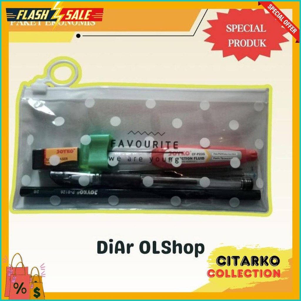 

Alat Tulis Set Murah Ekonomis Joyko Lengkap Diskon Setengah Harga