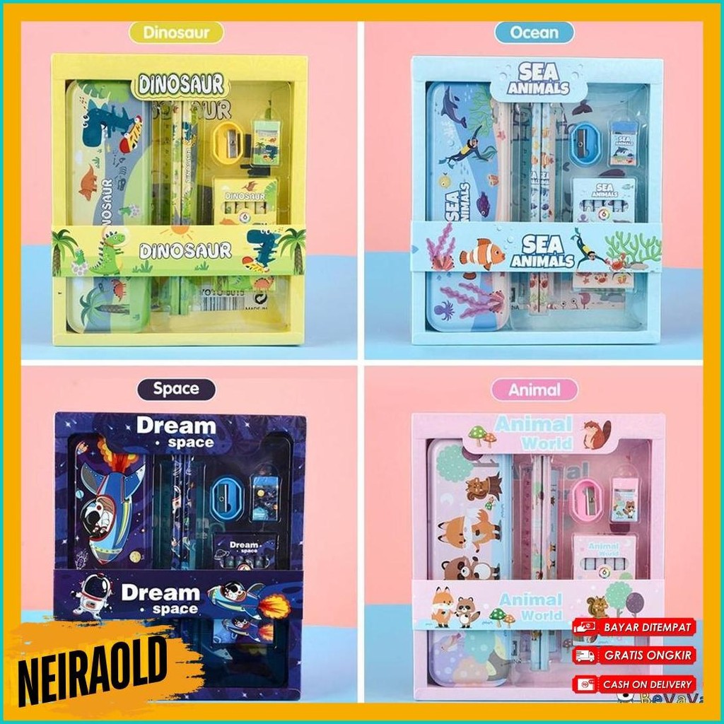 

Bevavar Kotak Pensil Anak Sd Kartun Stationery Set Lengkap Alat Tulis Set Terlaris! Produk Ini Banyak Dicari