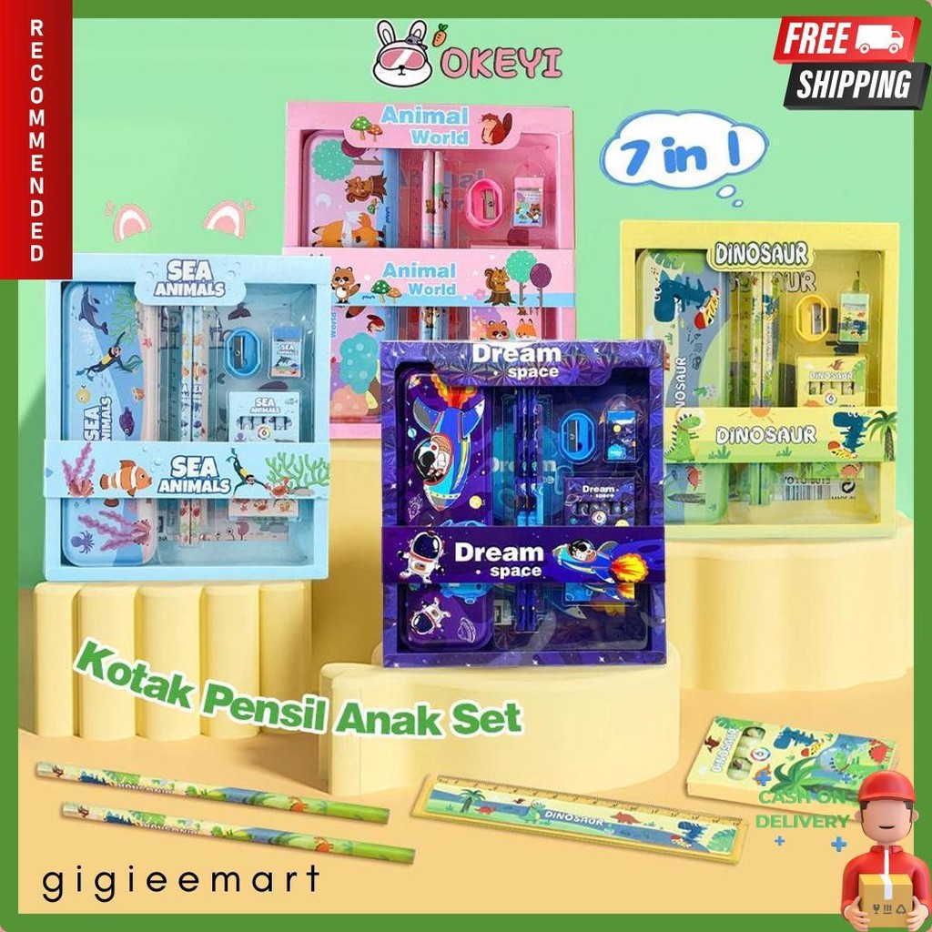 

Okeyi 6In1 Stationery Alat Tulis Anak Lucu Tempat Pensil Set Flash Sale! Diskon Hingga 70%