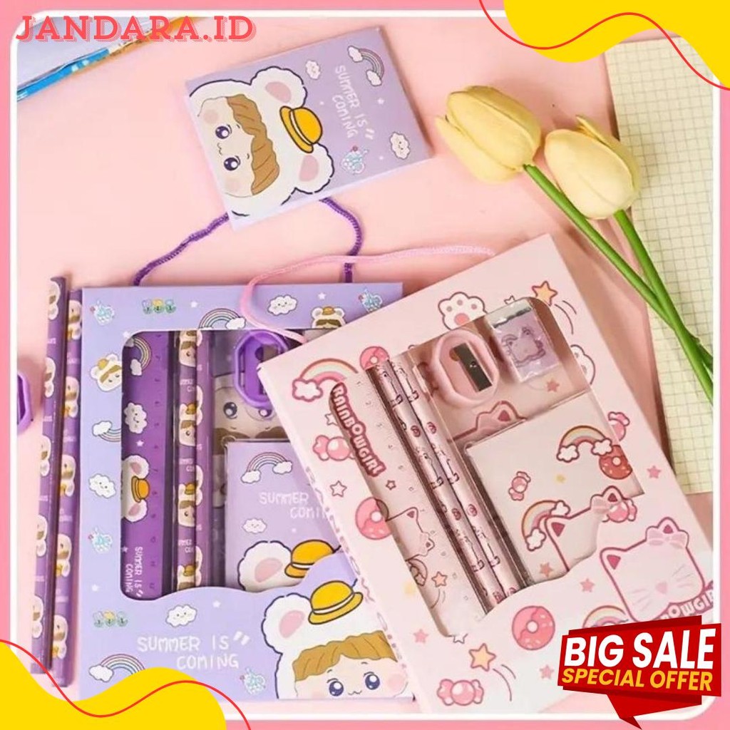 

Mommie'S Kids Alat Tulis Set 6 In 1 Karakter Kuromi Untuk Hadiah Anak Sekolah / Kotak Pensil Anak Set Stationery Sanrio Murah Lucu Mk620 Terlengkap Dan Termurah