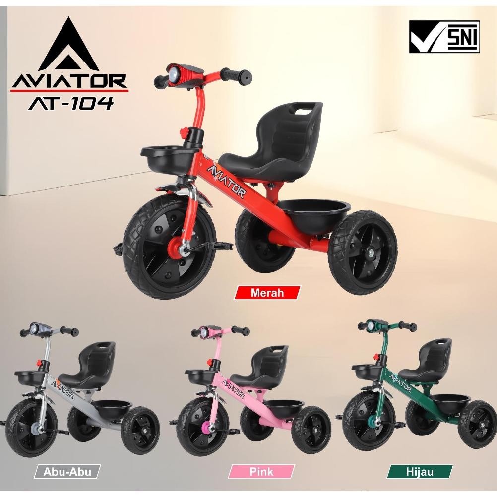 Terlaris Sepeda Anak Aviator At-104 /Sepeda Anak Roda Tiga Aviator At-104