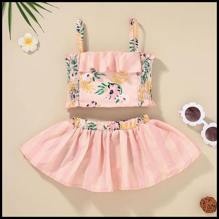Baju Pantai Bayi dan Anak Perempuan 3bln-4thn import