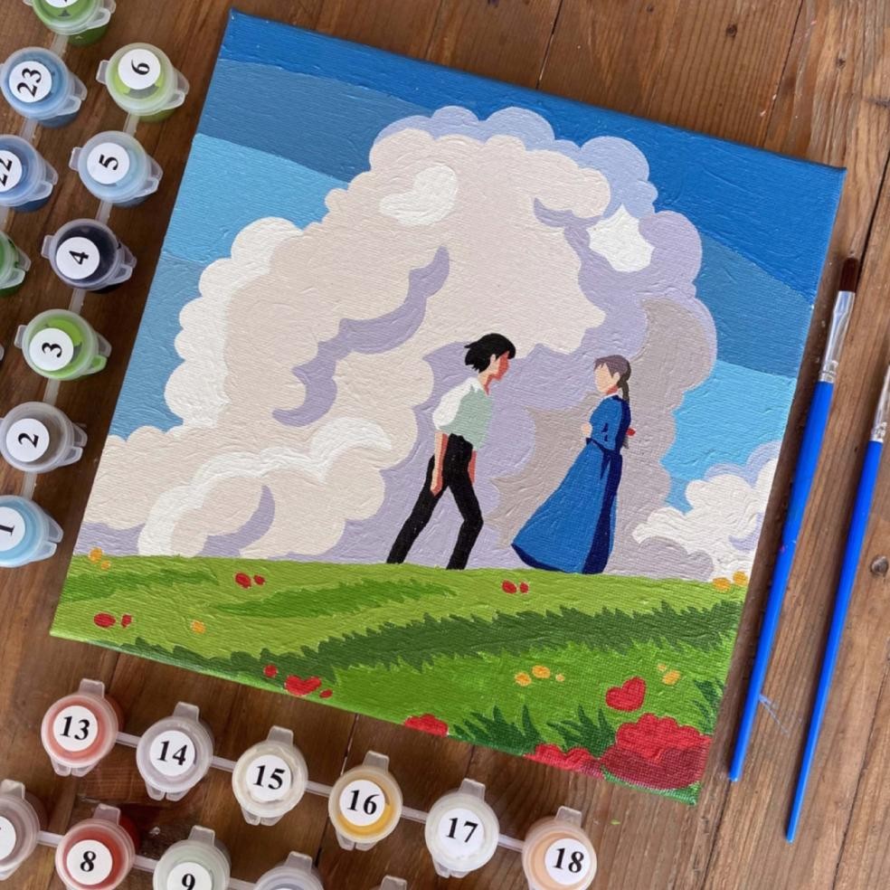 

[Promo..!!! Paint By Numbers Kit - You And I - Paint Kit Diy Un-123