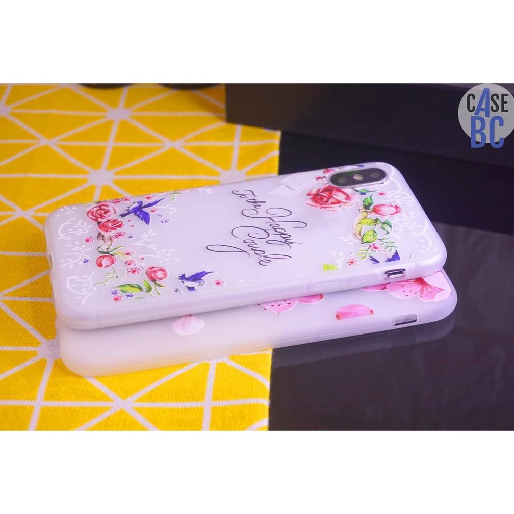 Premium Case Flower Motif Bunga Sakura Samsung A7 2018 A70 Note 9 S7 Edge S8 Promo