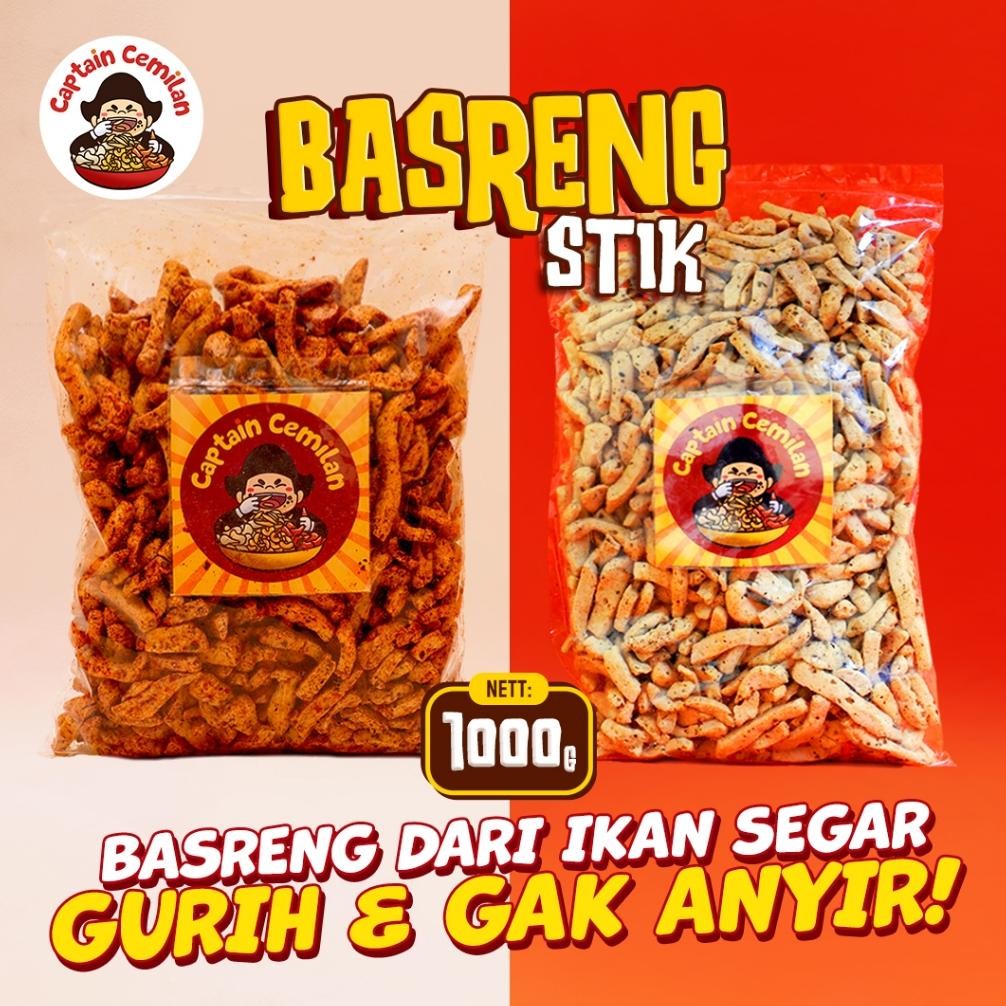 

Basreng Stik 1kg Basreng Rasa Daun Jeruk Pedas Rasa Original Isi 1kilo 1kg Basreng Renyah Gurih Asin Captain Cemilan Bandung 1kg snack snack kiloan makanan ringan cemilan Nugi