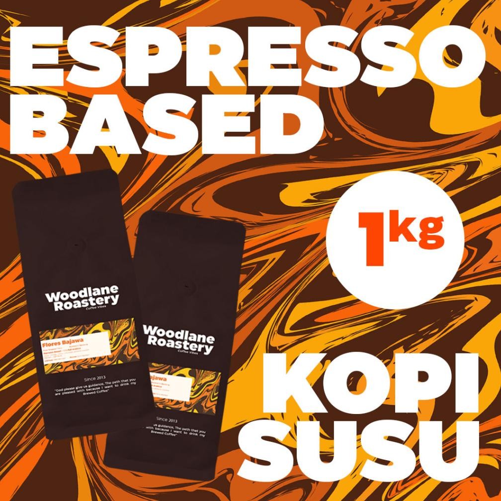 

Kopi Espresso - Arabika Robusta HouseBlend Kopi Susu 1kg [Woodlane Roastery] Nugi