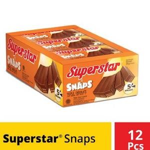 

Superstar Snaps Triple Chocolate 336g (12 pcs @ 28 g) Promo Nugi