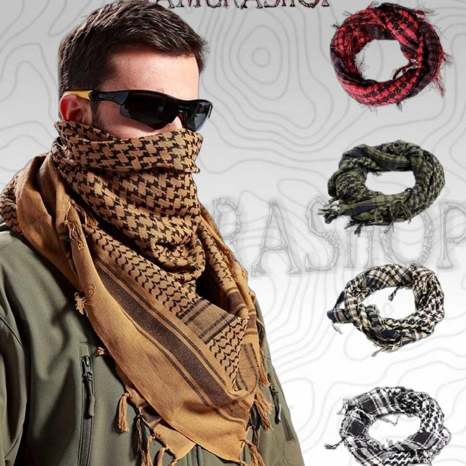 Syal Tactical Syal Shemag Leher Syal Umroh Syal Leher Tactical Musim Dingin Syal Selendang