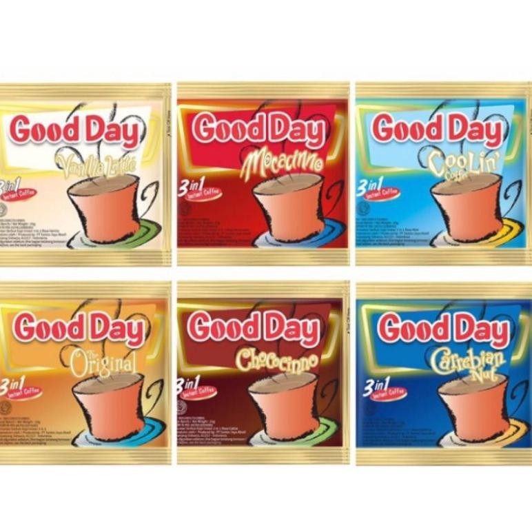 

GOOD DAY MOCCACINO sachet 20 gram Renceng ( ISI 10 ) Nugi