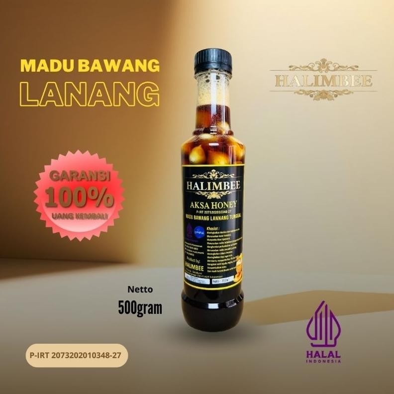 

Madu Murni + Bawang Lanang Tunggal 350ml - HALIMBEE Nugi