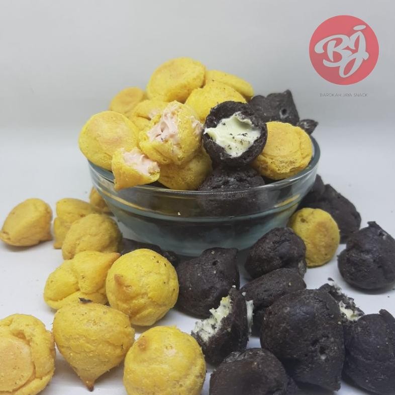 

Kue Soes Pasta Blueberry & Susu Vanilla 250gram Nugi
