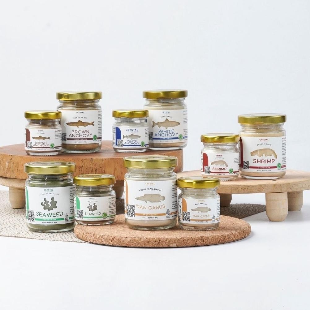 

Crystal Of The Sea Food Anchovy Powder/Bubuk Ikan Nugi