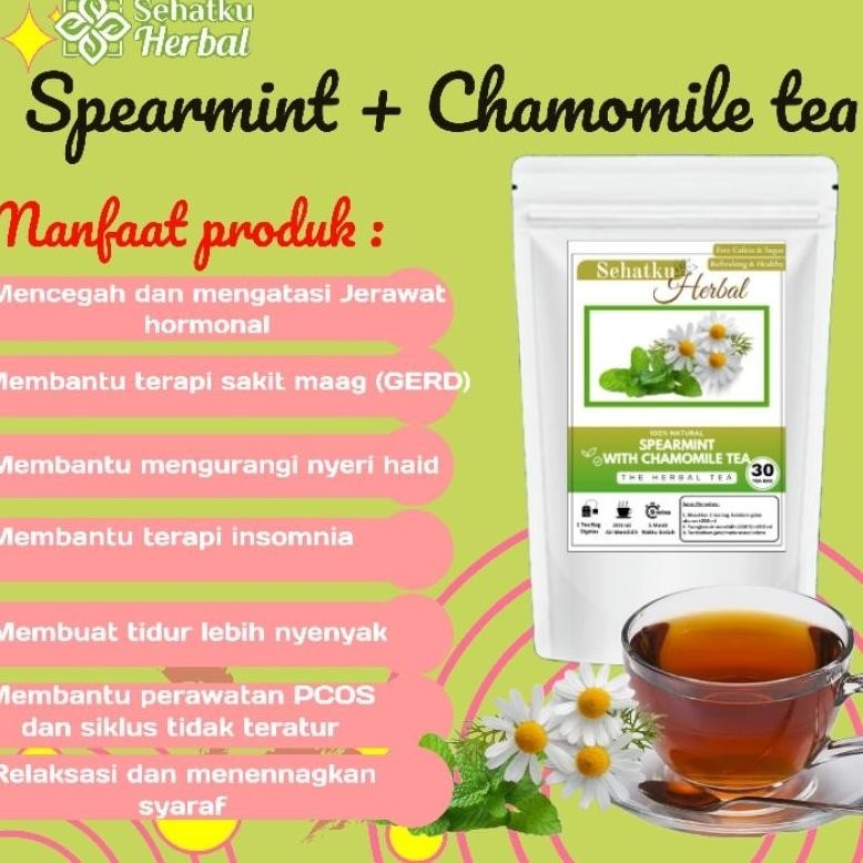 

Spearmint tea with Chamomile tea isi 30 tea bag Nugi