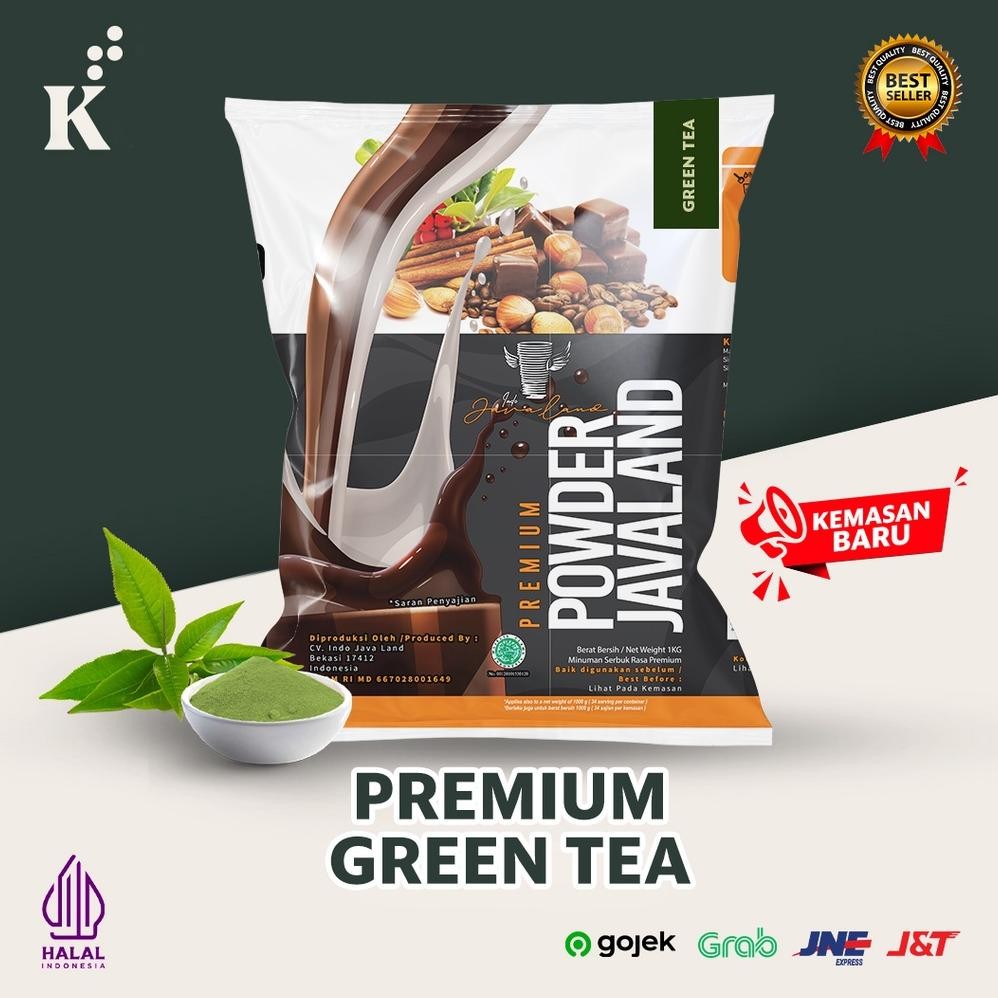 

Powder Premium Green Tea Bubuk Minuman Bubble Drink Javaland 1 kg Nugi