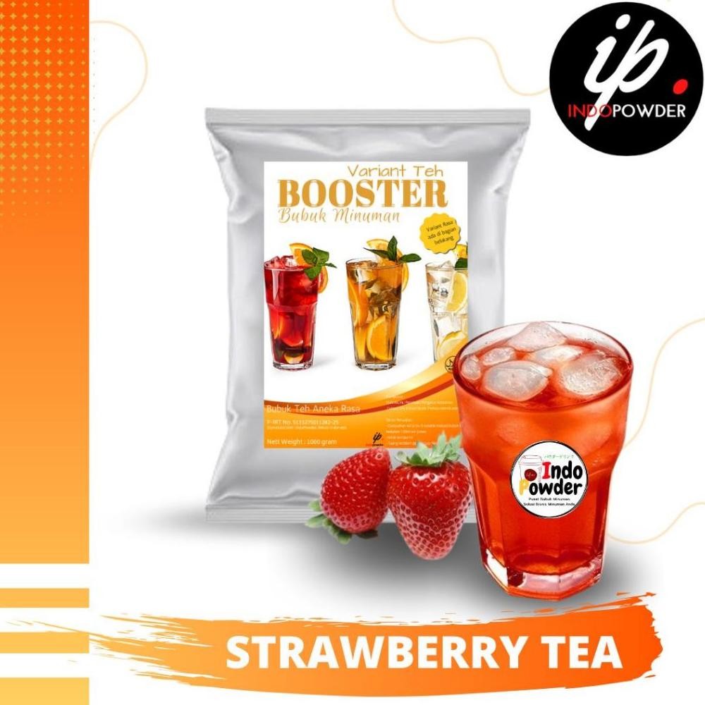 

BOOSTER Bubuk Minuman STRAWBERRY TEA 1Kg - Bubuk es TEH STRAWBERRY 1Kg - STRAWBERRY TEA Powder 1Kg Nugi