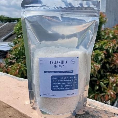

Organic Bandung Tejakula Sea Salt 500 Gram | Garam Natural | Garam Non Rafinasi | Sea Salt Nugi