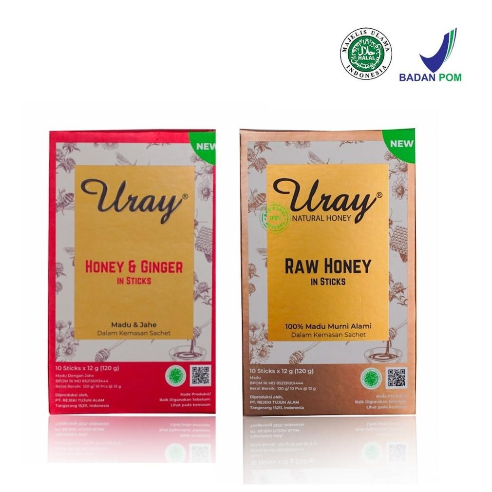 

Paket 2 Madu Uray Stick Sachet 20 stick (Original + Ginger) Madu Hutan Nugi