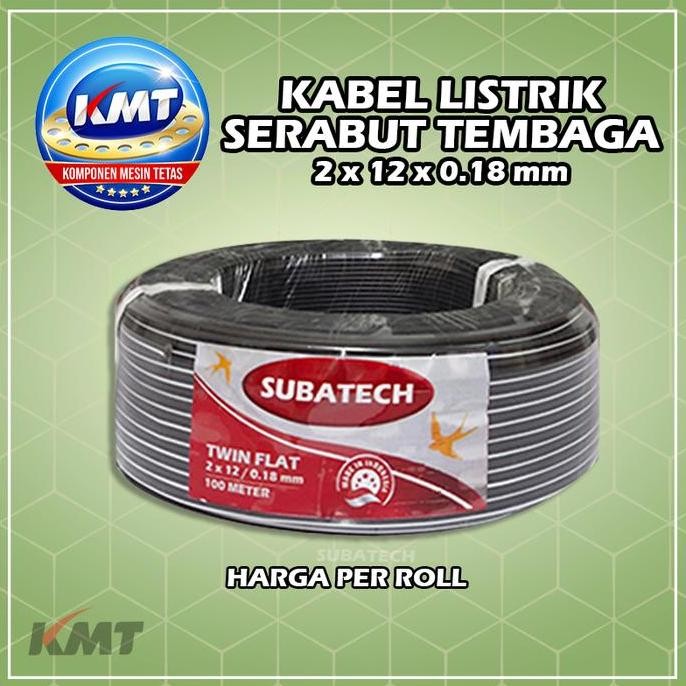 Kabel Listrik Ganda Serabut Isi-100Meter/1 Roll