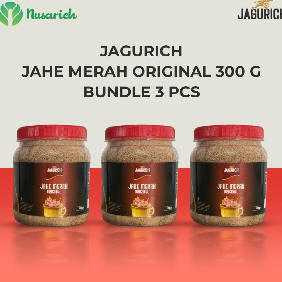 

Jagurich Jahe Merah 300Gr 3Pcs