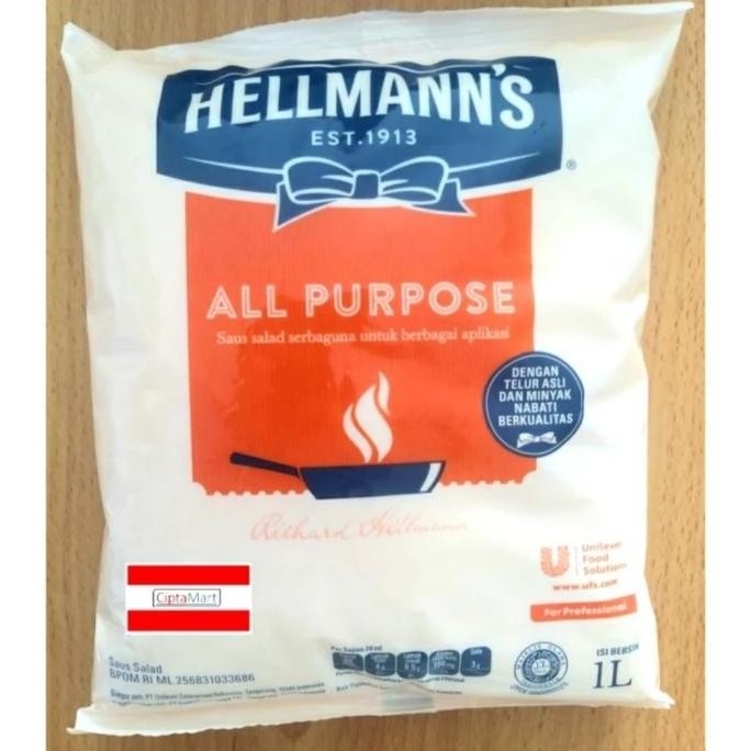 

Promo Hellmann'S Mayo Serbaguna 1 Liter - Mayonnaise Untuk Sandwich Salad
