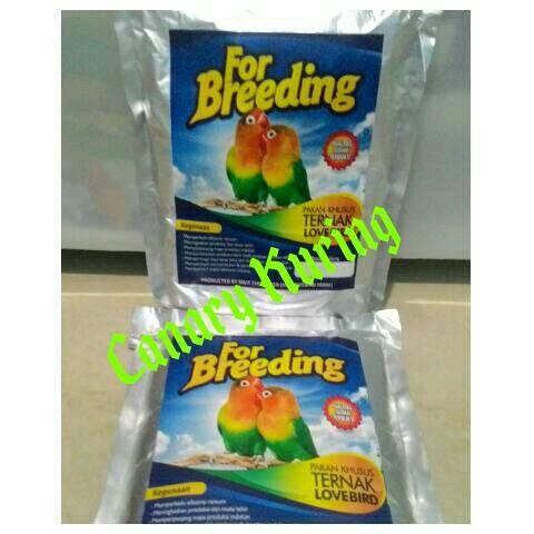 "for Breeding Lovebird" Pakan khusus ternak burung Lovebird