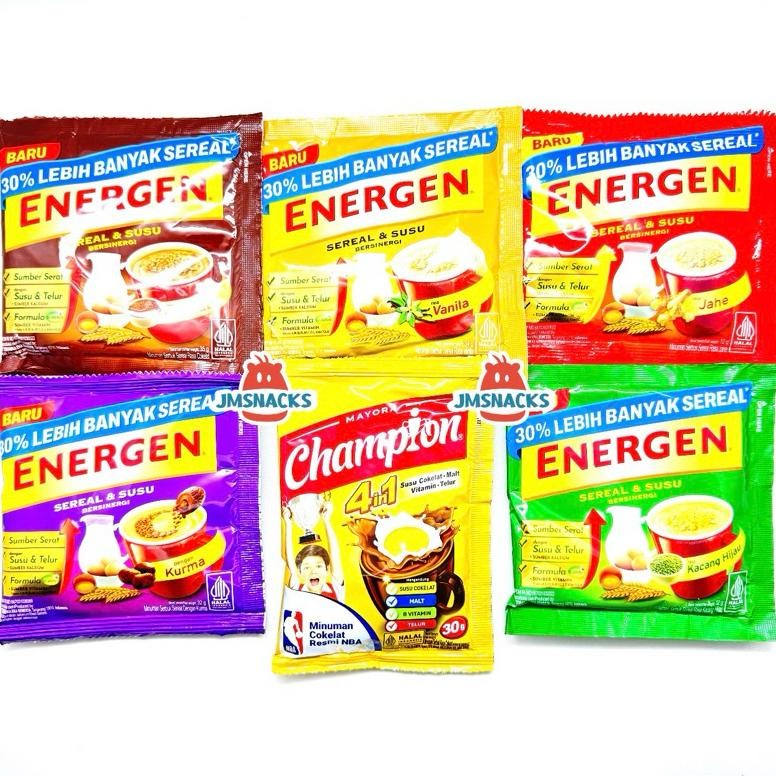 

[PROMO!!] Energen Sereal dan Susu Sarapan 1 RENCENG isi 10x35gr - sereal nikmat enak termurah mantap sehat Nugi
