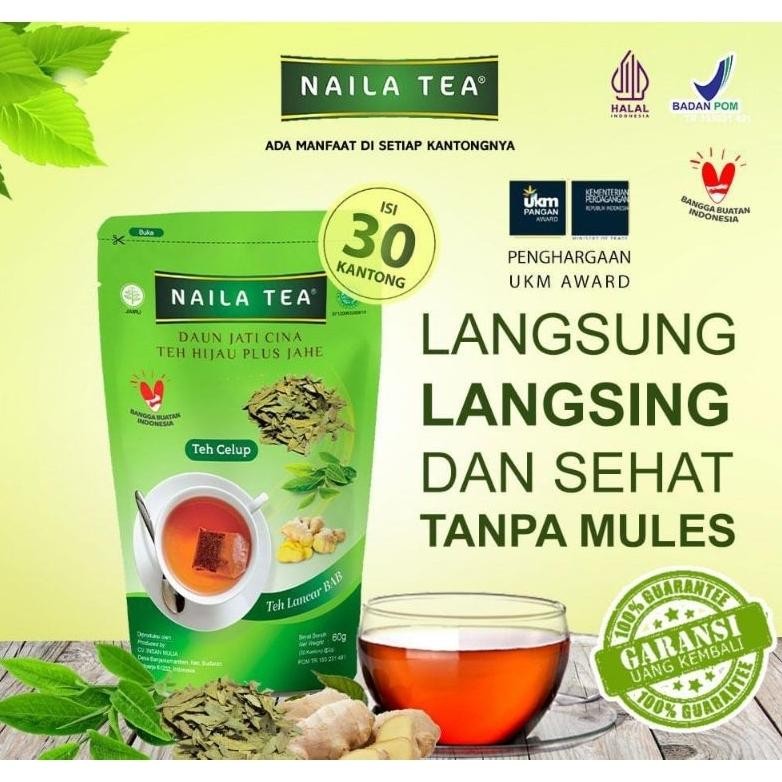 

NAILA TEA - | Teh Peluntur Lemak | Teh Diet Detox | Slimming Tea Teatox Pelangsing AMAN HALAL BPOM Nugi