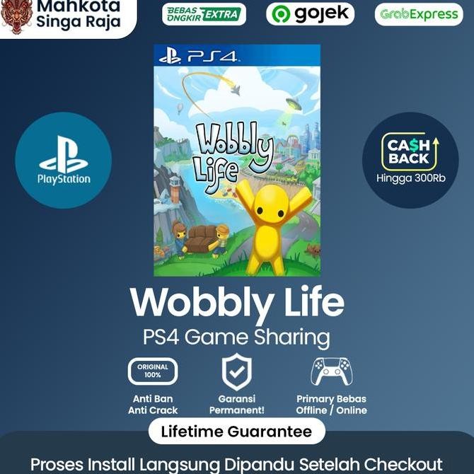 siap kirim game wobbly life ps4 - playstation 4 digital sharing akun murah
