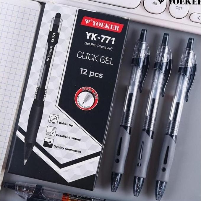 

(12Pcs) Pulpen Gel Joyko Q Gel Gp-265 / Pulpen Joyko 0.5 Mm