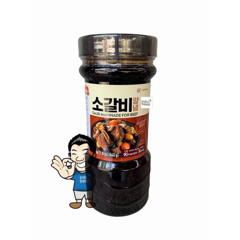 

Promo Chung Jung One Bbq Beef Galbi Sauce 840G | Saus Iga Korea Marinasi