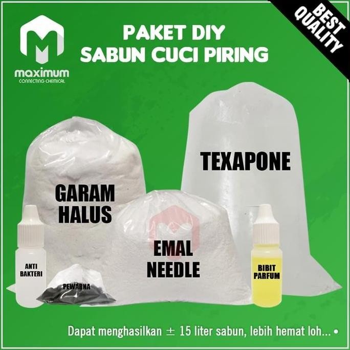 Sale Paket DIY Sabun Cuci Piring Ekonomis - Bahan Baku & Botol Buat Sendiri