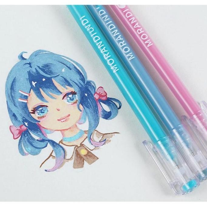 

Winzige Set 9Pcs Pulpen Lucu 0.5Mm Pena Pulpen Aesthetic Pulpen Warna Warni Morandi Pastel R Color Pulpen 1 Pack Gel Pen Journal Marker Pen Stationery Plastik