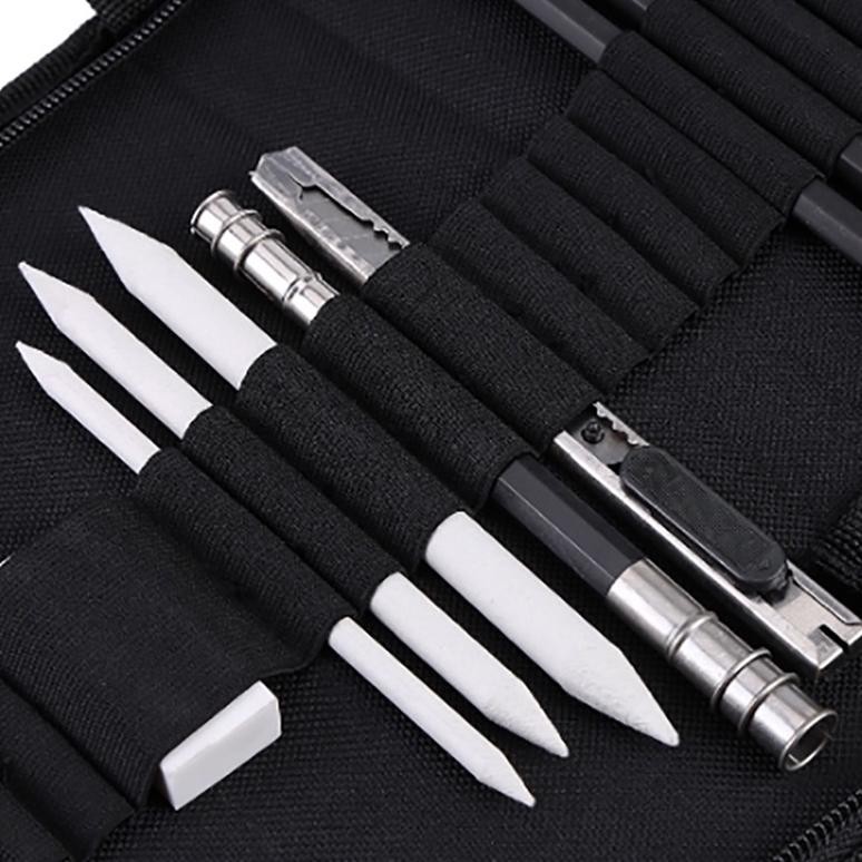 

Diskon 33/35Pcs/Set Sketch Pencil Pisau Penghapus Dan Pensil Gambar Untuk Keperluan Sekolah Pencil Drawing Set Berkualitas