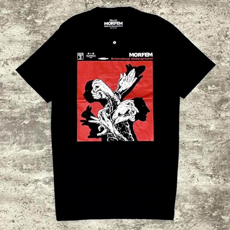 Promo Kaos CodMorfem Dramaturgi Underground Tshirt Black Baju Band Original Tidur Pendek Fashion Har