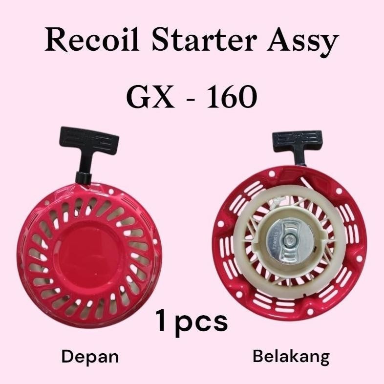 Recoil Starter Assy Gx-160 - Recoil Starter Tarikan Engine Gx-160 Mesin Bensin