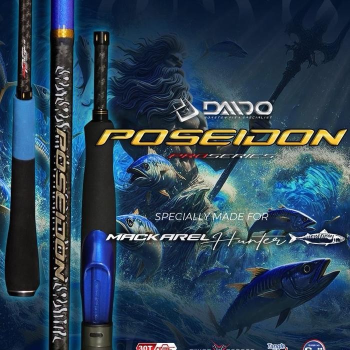 Joran Pancing Daido Poseidon Mackarel Hunter Pj.185Cm