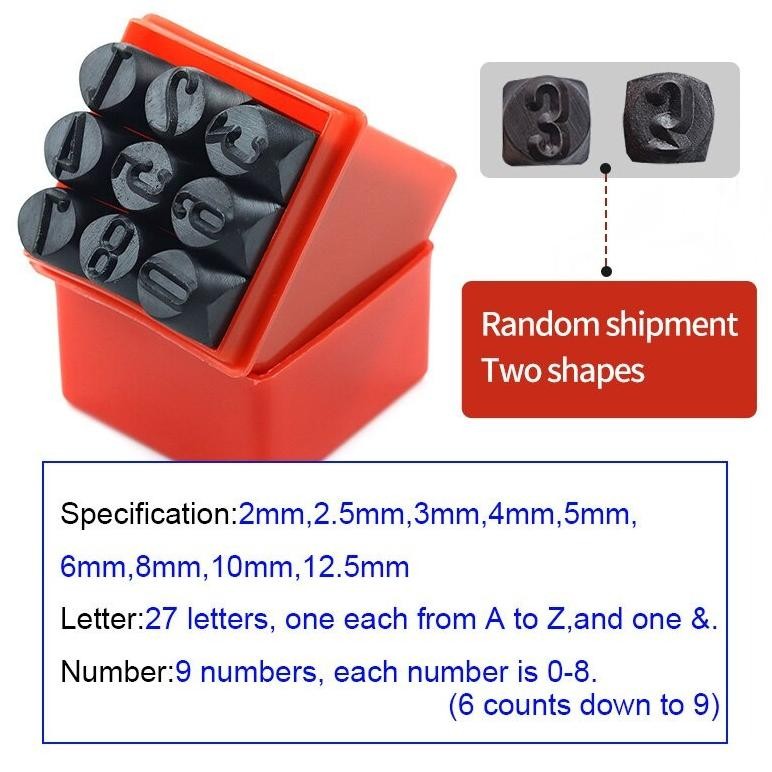 

Berkualitas Stempel Cetakan Huruf Nomor Number Letter Punch Set 36Pcs Angka Dan Huruf Ketok Besi Printing Tool Numbers Alphabets Ukuran 4Mm 6Mm 8Mm Steel Stamp Diskon