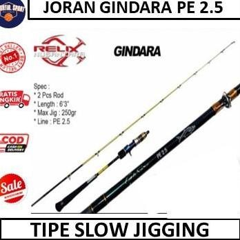 Produk Baru Joran Gindara PE 2.5 OH Relix Nusantara Slow Jigging Rod Laut