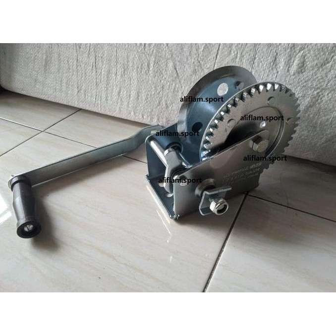 Katrol Tiang Badminton Manual Kerekan Tiang Net Voli Roller Tenis