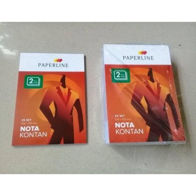 

Nota Kontan 2Rangkap/2Ply Ukuran Kecil /Ncr Paperline/ 1Pack