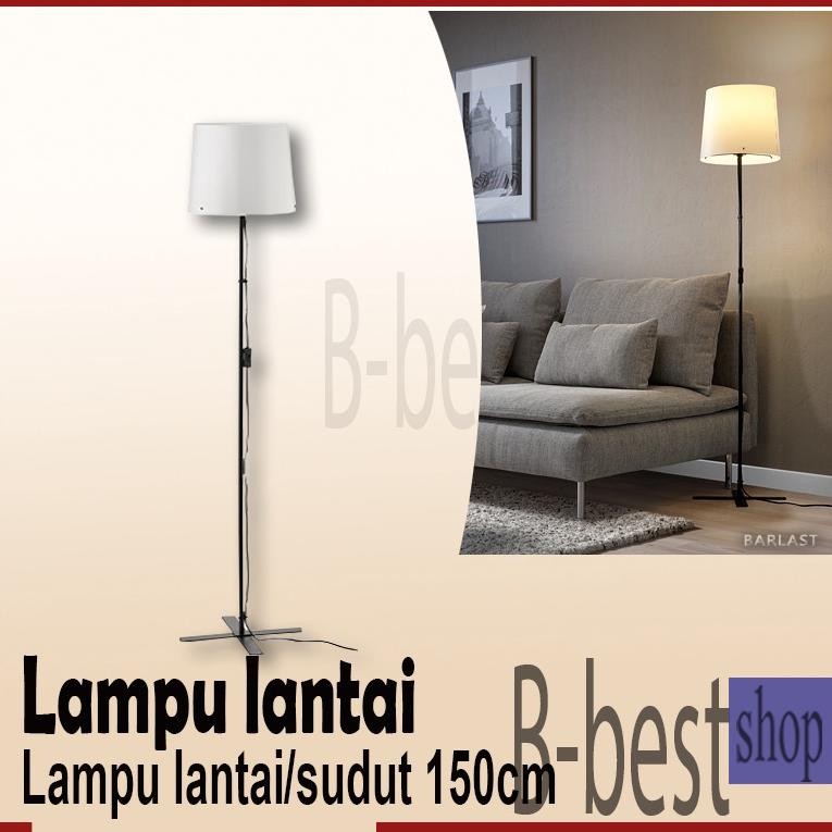 Terlaris Lampu Lantai Dekorasi Ruangan / Lampu Hias Lampu Sudut Ruangan Batang Hitam 150 Cm