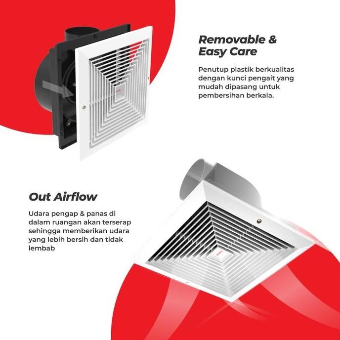 Maspion Exhaust Fan MV-16EX Exhaust Plafon MV16EX / MV16 EX / MV 16EX / MV-16 EX