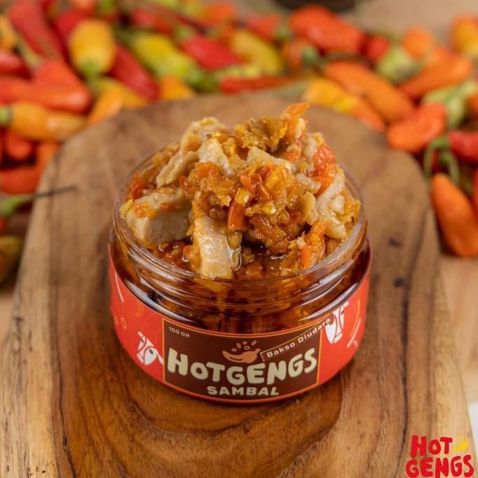 

Sambal Hotgengs ukuran 100Gram Edisi Lima Varian Geng Abon Pedas