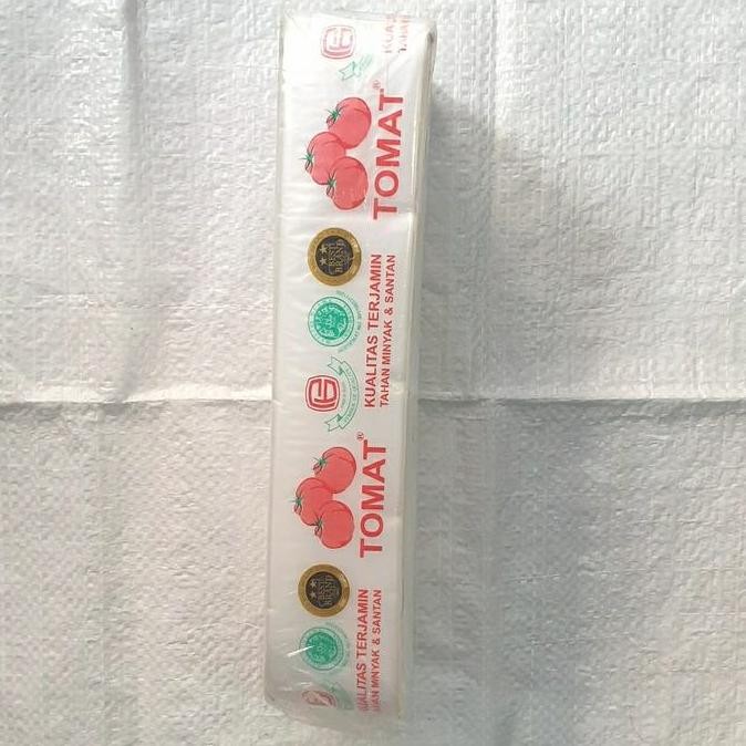 

Plastik PE Tomat ukuran 45x23 cm - Plastik Sambal - Plastik Es Mambo