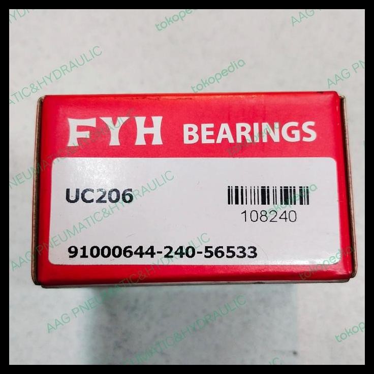 TERBARU BEARING FYH UC206 30MM INSERT PILLOW BLOCK  UC 206 