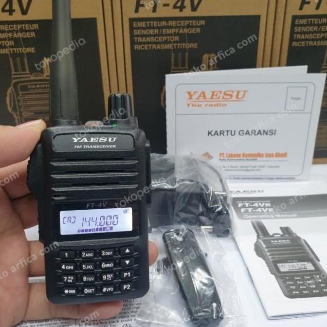 TERMURAH - HT YAESU FT 4V VHF ORIGINAL ORIGINAL YAESU FT 4 FT4 YAESU VHF