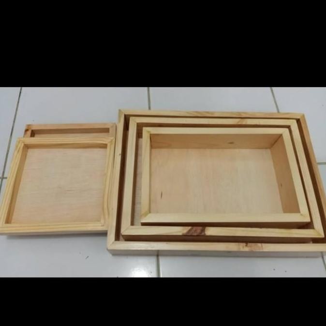 

Stok Sj 3Set Hampers Wooden Box Seserahan Kotak Parcel Kayu Hantaran