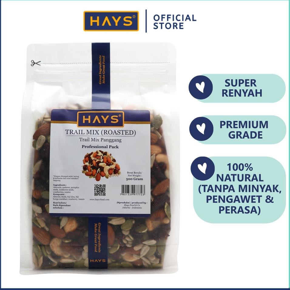 

Trail Mix Roasted Gram Almond Mede Cranberry Raisin Pumpkin Sunflower Campuran Kacang Panggang Almond Mete Cranberry Kismis Pumpkin Bunga Matahari Kuaci Aci Hays