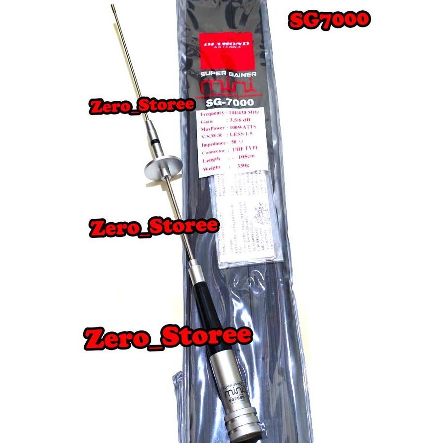 DIAMOND SG7000 SG-7000 SG 7000 Antena Mobil dualband RIG Super Gainer
